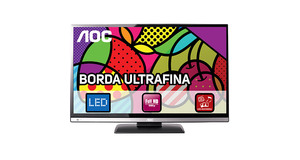 TV AOC 39 LED FULL HD BORDA ULTRA FINA LE39D0330 2HDMI 1USB