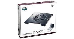 BASE PARA NOTEBOOK COOLER MASTER VENTILADA CMC3 NOTES COM ATÉ 15