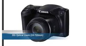 CAMERA POWERSHOT CANON SX400 IS 16MP 30X ZOOM FILMA EM HD +8GB SD