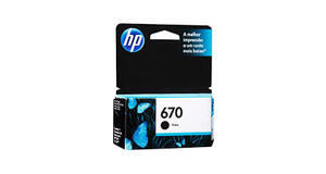 CARTUCHO DE TINTA HP 670 PRETO