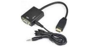 CONVERSOR HDMI PARA VGA COM AUDIO