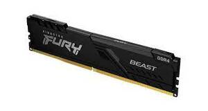 MEMÓRIA  16GB DDR4  3200MHZ KINGSTON FURY BEAST PRETA