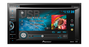 SOM AUTOMOTIVO PIONEER DVD PLAYER AVH-165DVD 6.1 USB