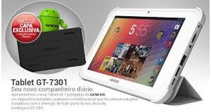 TABLET GENESIS GT-7301 COM CAPA ORIGINAL TELA CAPACITIVA