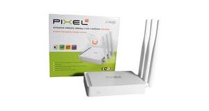 WIRELESS PIXEL M303RWF 300MBPS 3 ANTENAS DE 5DBI WPS ANATEL WIFI BGN